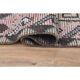 Vintage Turkish Oushak Handmade Wool Pink Brown Runner Rug 87x320