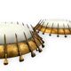 Ensemble de 2 appliques brutalistes France 1960s