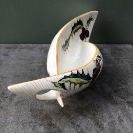 Polychrome fruit cup 60's ceramic