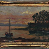"Sunset on the shore" by Dimitri Vazine