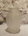 Art Deco molded and satin-finished glass vase, circa 1930