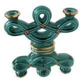 Bougeoir vallauris céramique verte