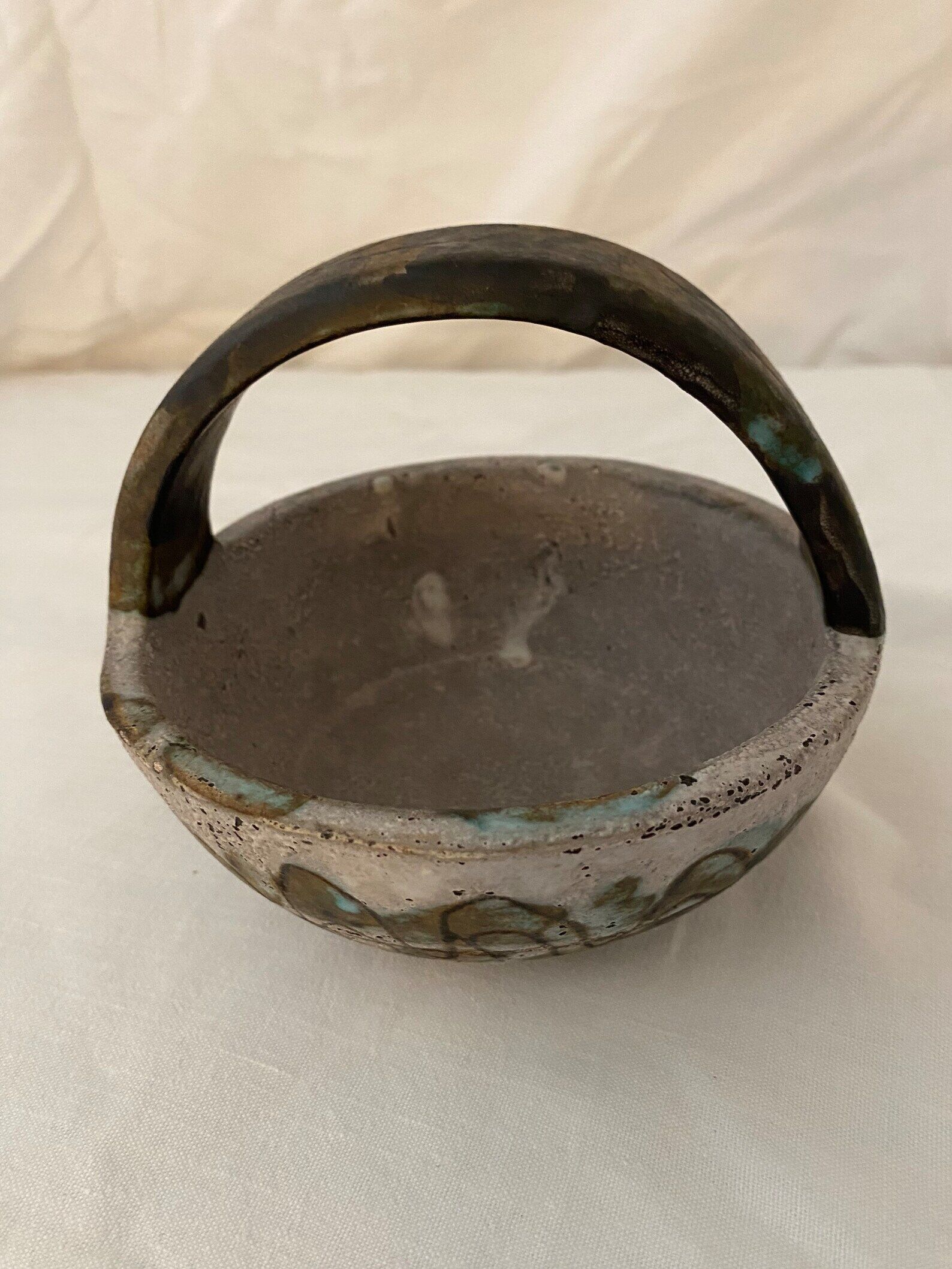 Trinket bowl signed Massier - Vallauris