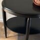 Gueridon console bois noir art déco