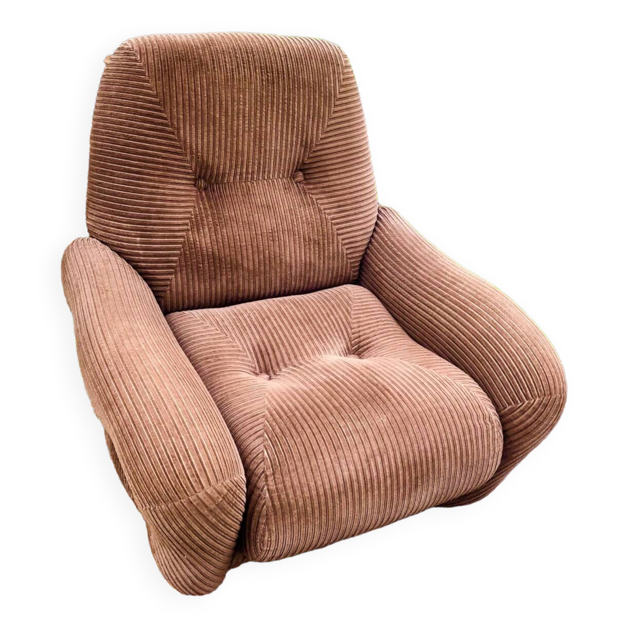 Vintage corduroy armchair