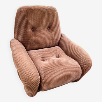 Vintage corduroy armchair
