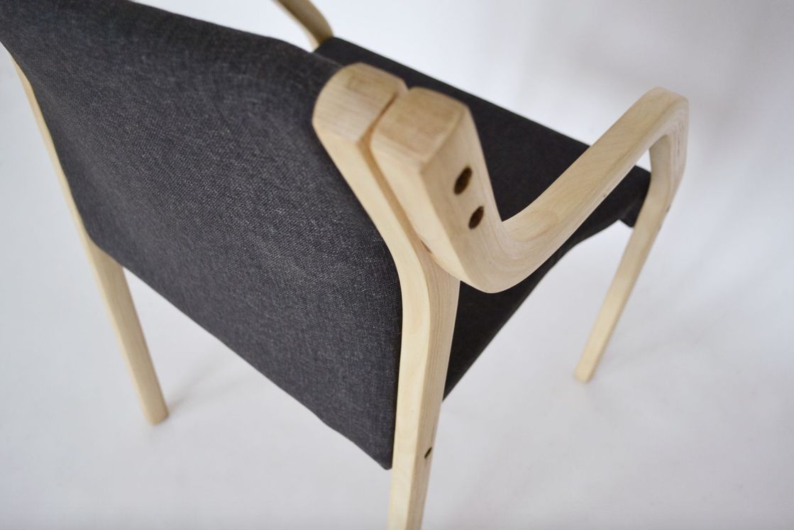 Set of 4 Dining chairs 4550 by Gražina Tulevičienė for Šiaulių Ventos Baldų Fabrikas