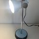 Vintage 1960 Veneta Lumi sky blue desk lamp - 30 cm
