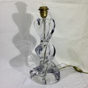 Pied de lampe en cristal de Sèvres