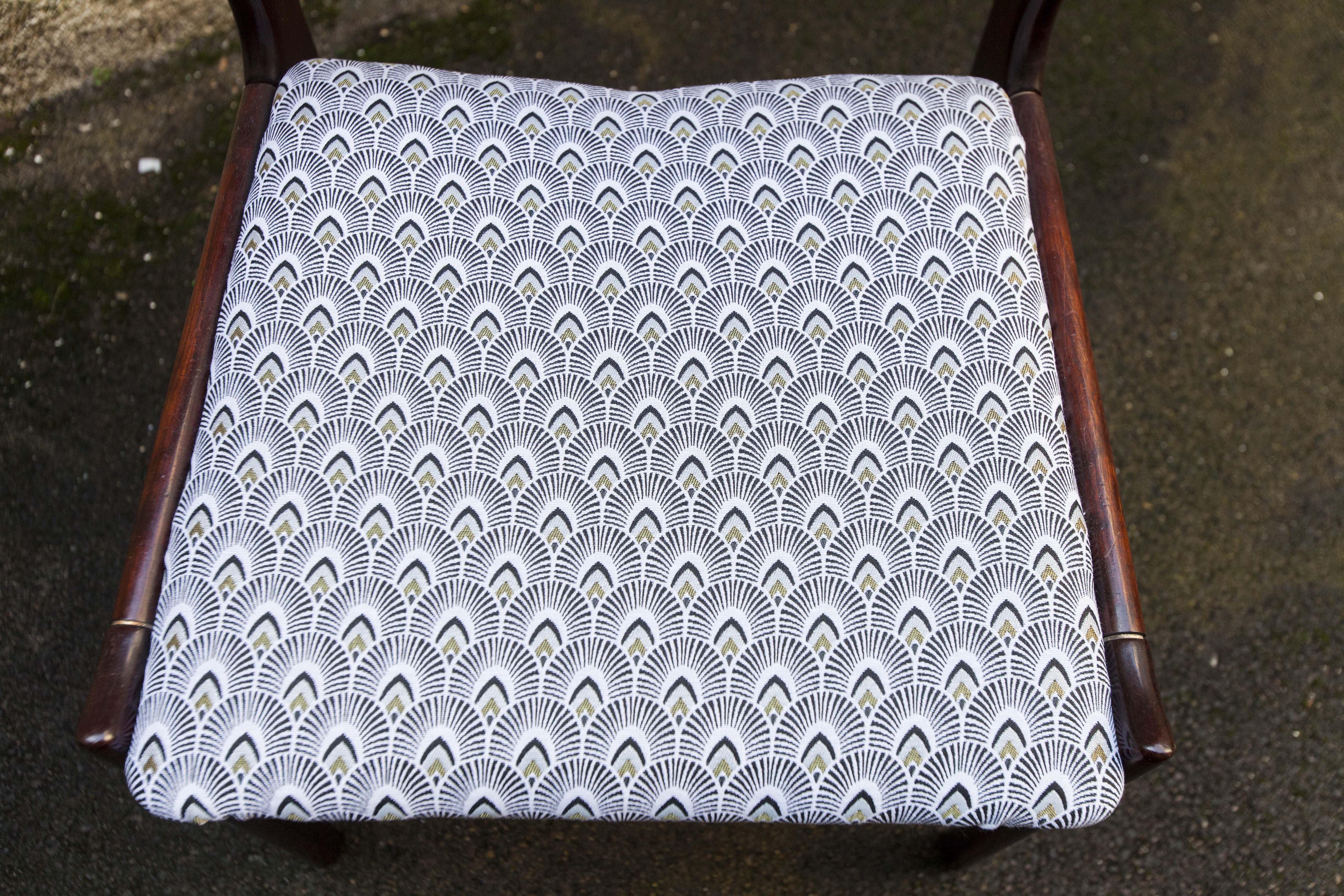 4 restored Scandinavian rosewood chairs