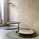 Removable coffee table in chrome, glass & mirror by Milo Baughman, design 1970.