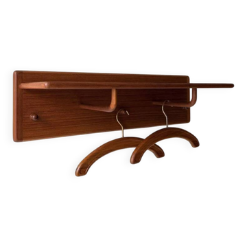 Porte-manteau en teck de Kai Kristiansen pour Vildbjerg Møbelfabrik