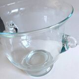 Large Champagne Bucket or Ice Cooler Vase Terrarium Blown Glass