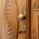 Solid oak enfilade, france 1940s
