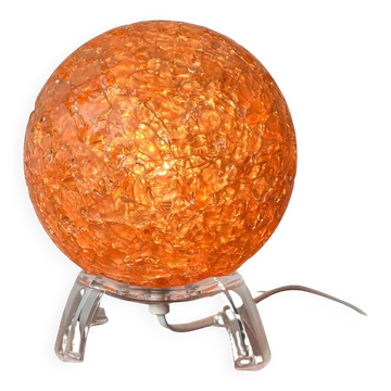 Paire de lampes de table en plastique design Space Age, années 1970.
