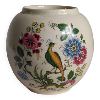 Small English porcelain ball vase