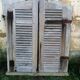 Pair of old 19th century louvered shutters