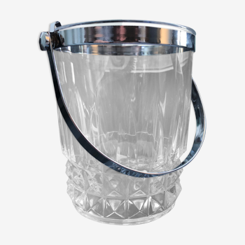 Cut glass ice bucket