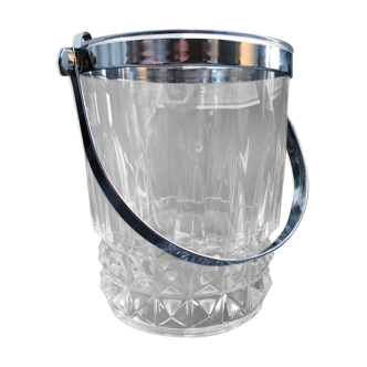 Cut glass ice bucket