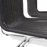 Set of 4 B 25 Tecta Cantilever Chairs by Axel Bruchhäuser, 1980