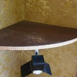 Curved Display Case, 20th Century Corner Cabinet
