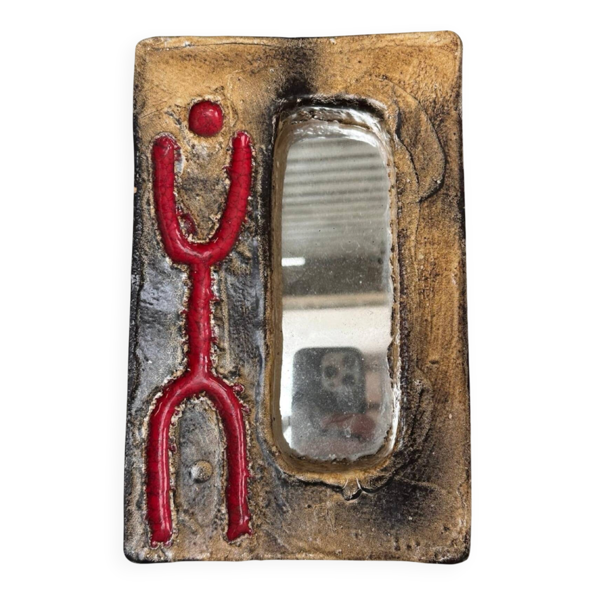 Ceramic mirror – Palissy Gallery Vallauris