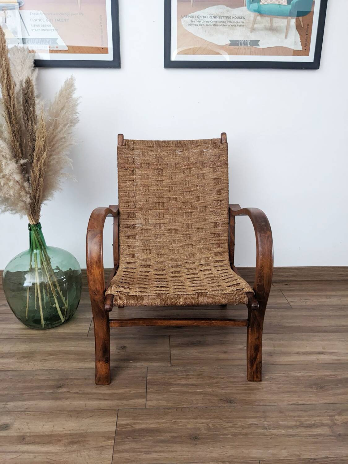 Bauhaus armchair by Erich Dieckmann Art Deco 1930s