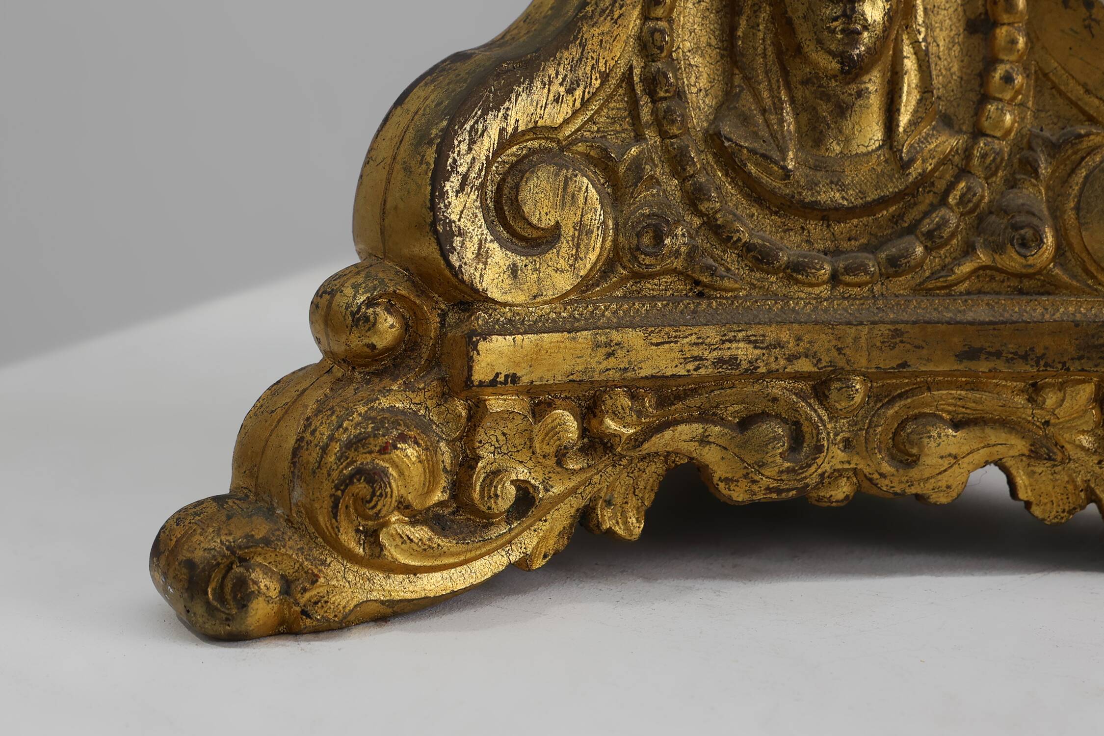 Large Provincial Copper Church Candlestick, France, ca. 1900