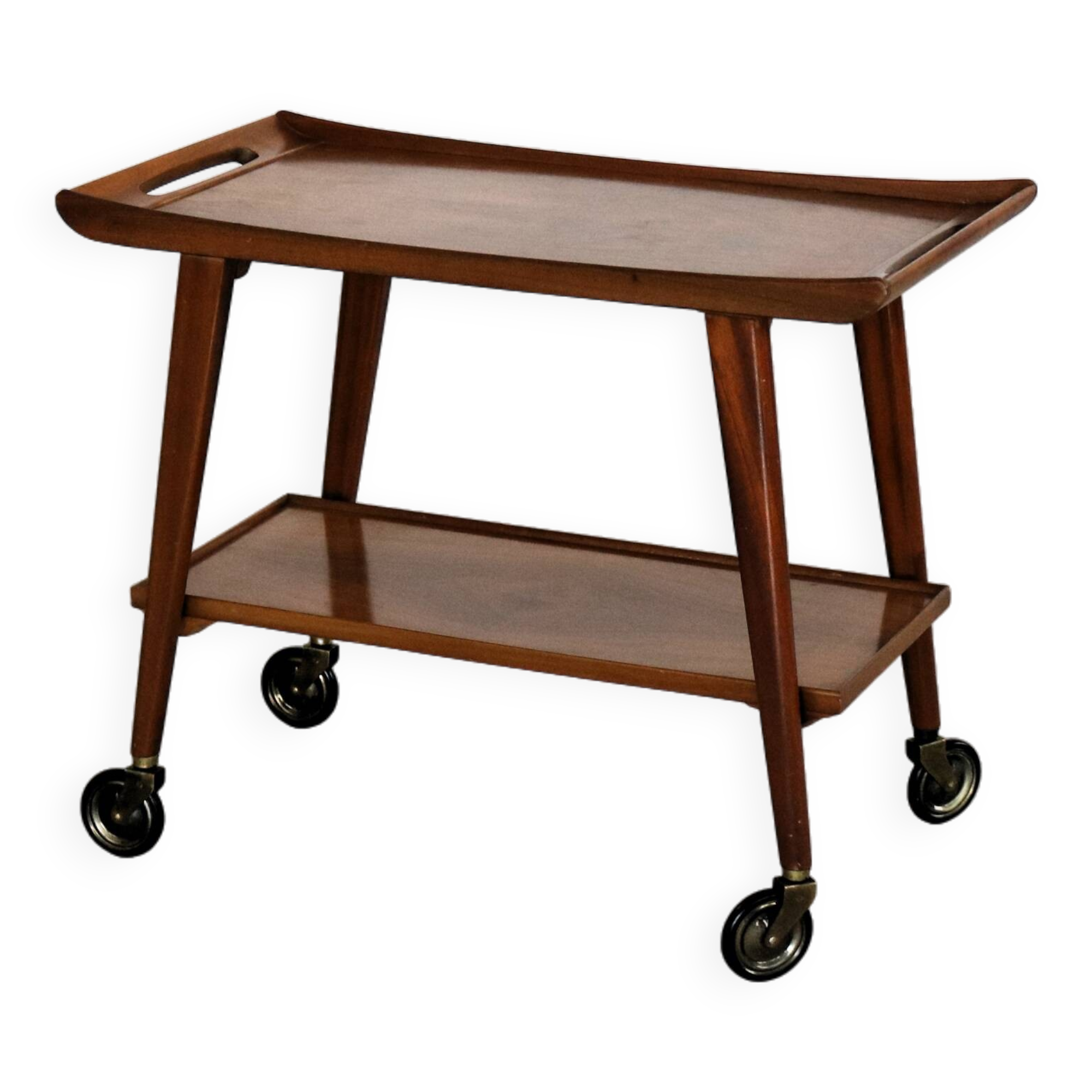 vintage swedish bar cart