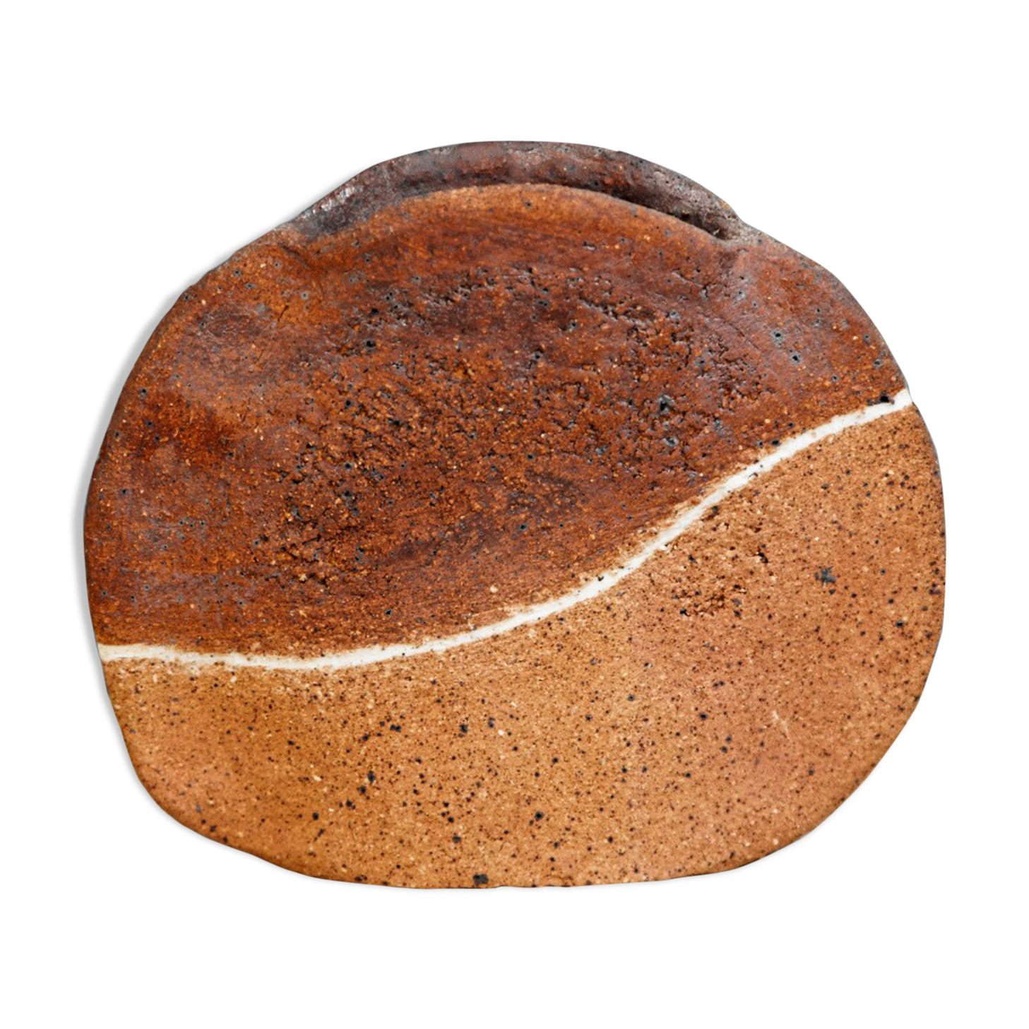 Artisanal terracotta vase