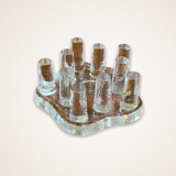 Glass teapot warmer