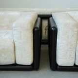 1973 “Cornaro” Sofa & Armchair Set by Carlo Scarpa for Simon