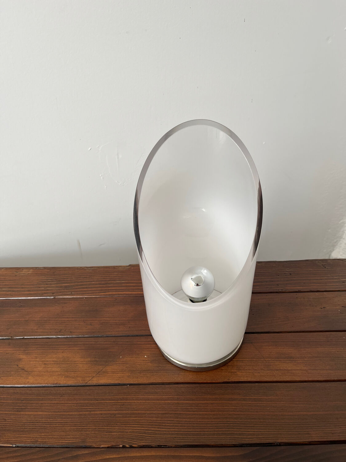 Leucos desk lamp in Murano glass, Italy, 1970.