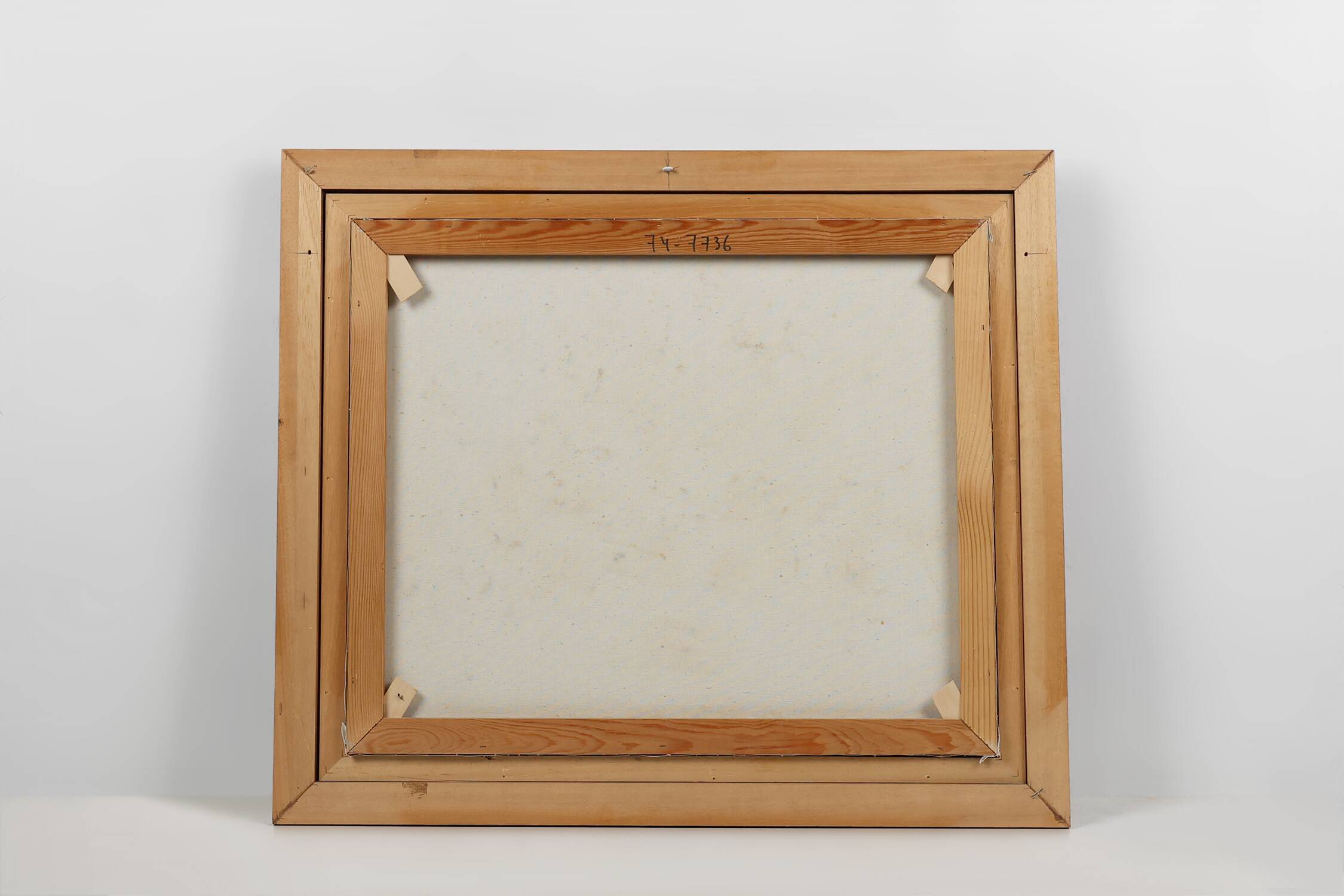 Painting of a vase with flowers by the Belgian painter Edmond Sanders (1898-1961)