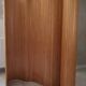 Vintage wooden wavy screen by Baumann