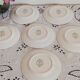 6 Assiettes à dessert en porcelaine  anglaise Italienne : Swiss  Landscape