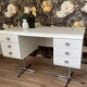 White laqué desk, year 70