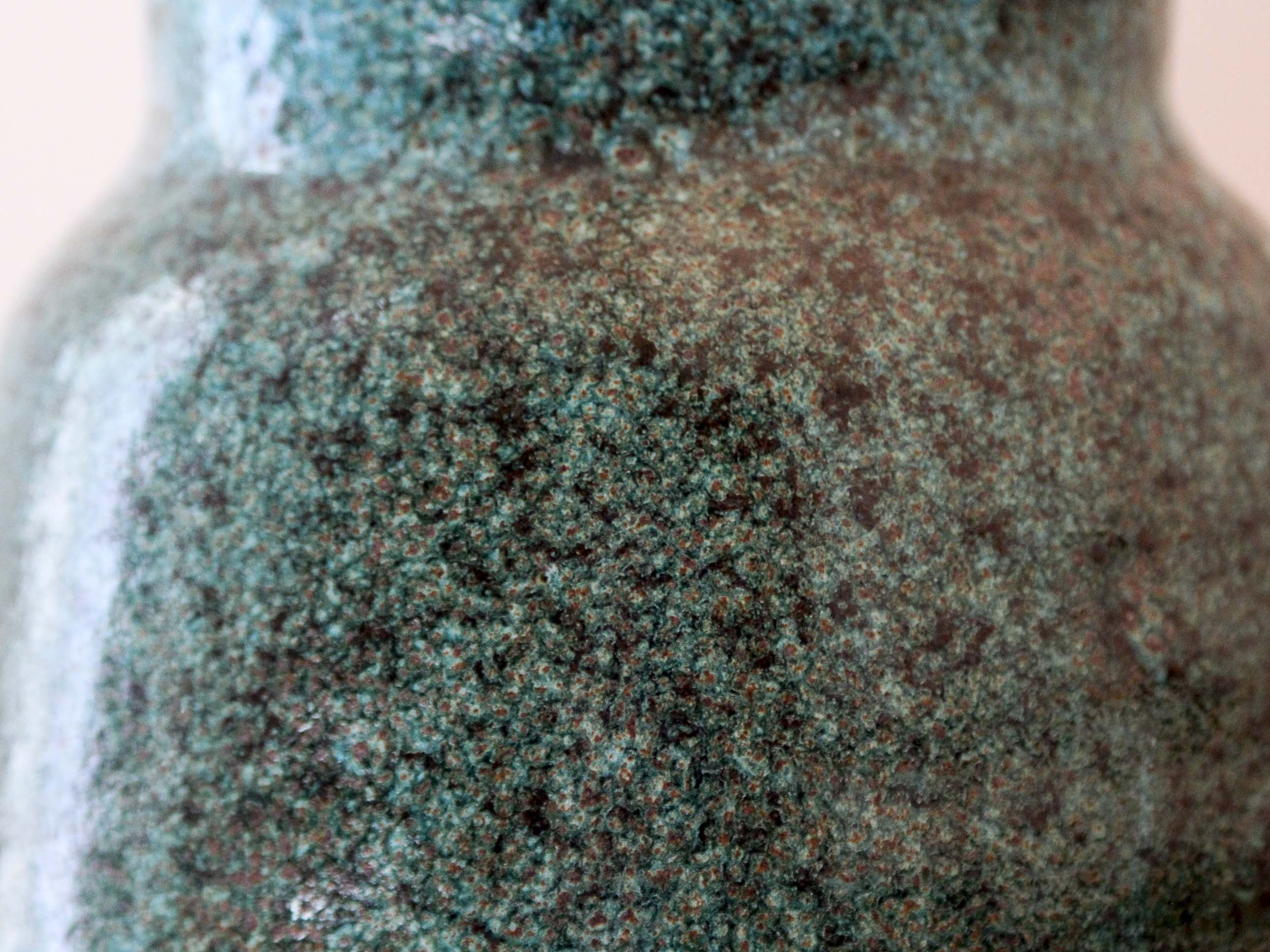 Green Accolay ceramic vase