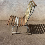 Slatted garden chair