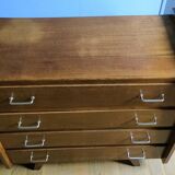 Wooden chest of drawers design 60s