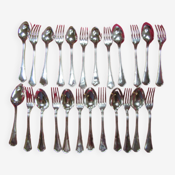 Forks- spoons - silver metal contours model victoria- ercuis