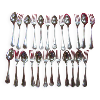 Forks- spoons - silver metal contours model victoria- ercuis