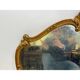 Antique mirror, 20th century, Louis XV style, gilded.