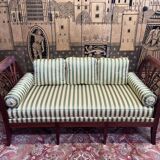 Empire mahogany sofa bench