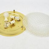 Gold ceiling lamp, 1980s
