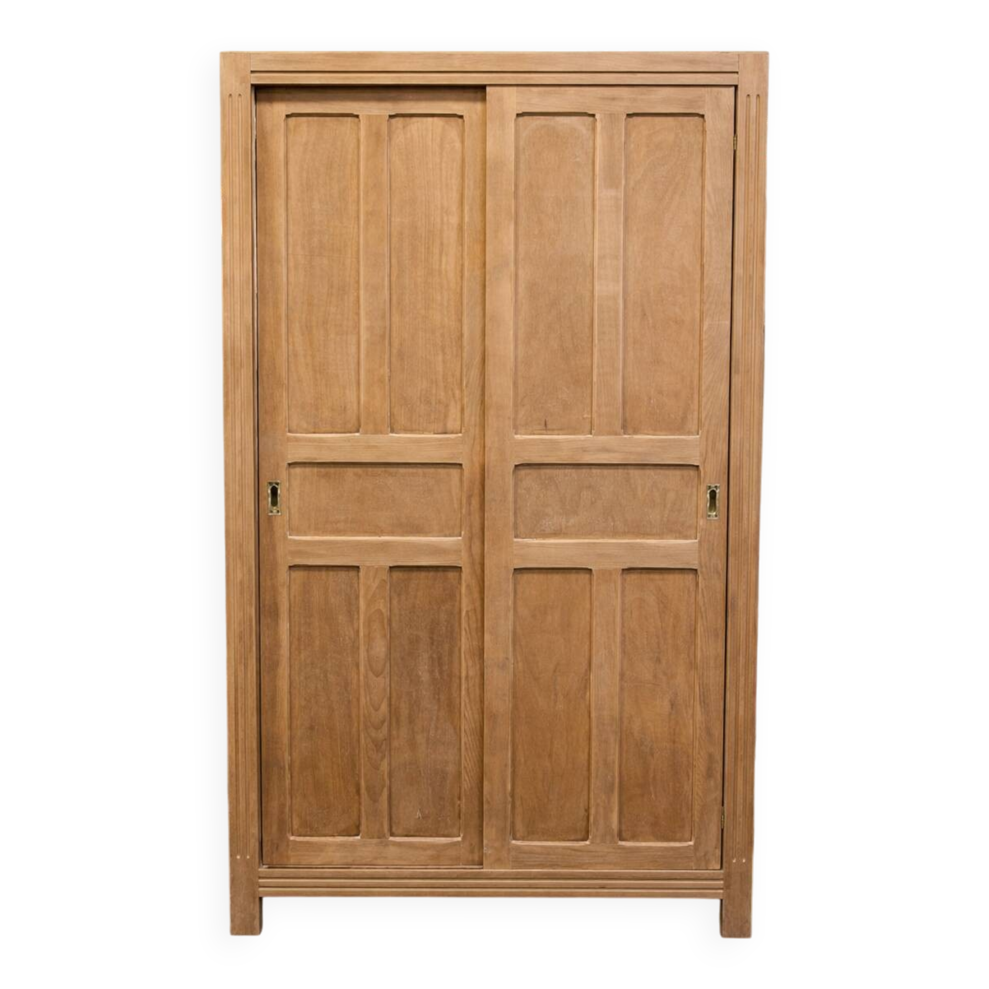 Vintage Parisian wooden wardrobe — 1950s