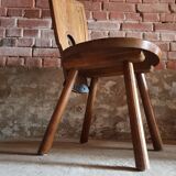 set of two brutalist chairs