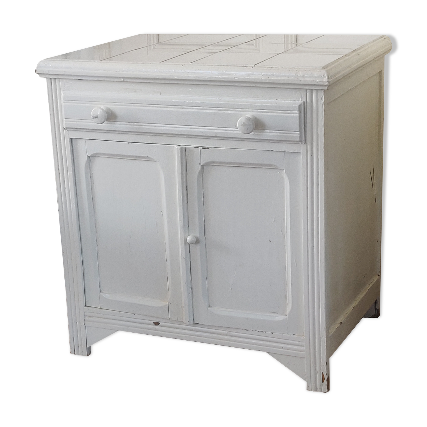 White art deco buffet