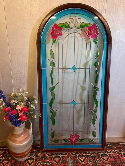 Lead stained glass window 1970-1980