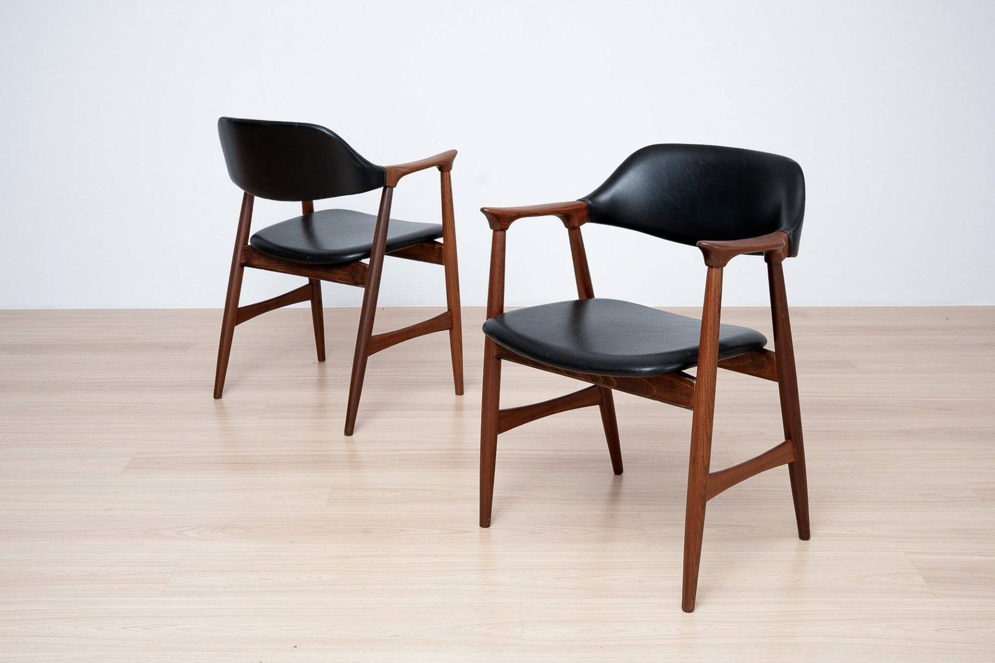 1960s Mid-Century Dining Set, 6 Carlton Armchairs by Låte Møbelfabrikk & Ex